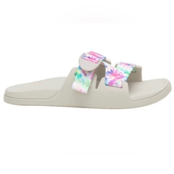 Chaco Chillos Slide Light Tie Dye Sandal Women Comfort Lightweight SZ 8 NWT - Picture 1 of 5